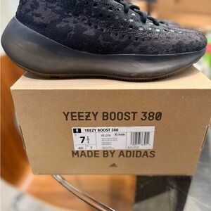 Adidas Black Sneakers with Textured Knit Upper